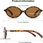 Sunglasses Retro Oval Sunglasses #8455