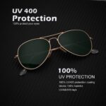 Sunglasses Classic Aviator Sunglasses – Polarized Lenses, UV Protection #3025