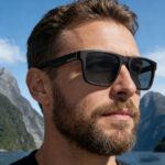 Polarized glasses 8348 Men Vintage Square Polarized UV Protection Sunglasses