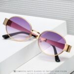 Sunglasses Minimalist Oval Sunglasses #3834