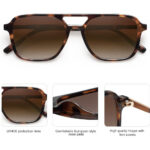Sunglasses Retro Aviator Sunglasses #2515