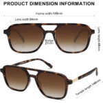 Sunglasses Retro Aviator Sunglasses #2515