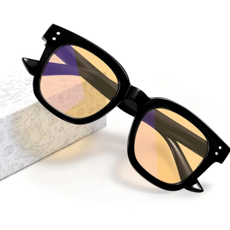 Blue light blocking glasses Model 3200 Oversized Blue Light Blocking Computer Glasses, UV Protection Gaming Eyeglasses for Men and Women