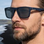 Polarized glasses 8348 Men Vintage Square Polarized UV Protection Sunglasses