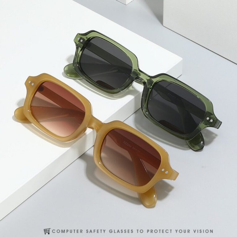 Sunglasses Retro Small Square-Frame Sunglasses — UV Protection #6234