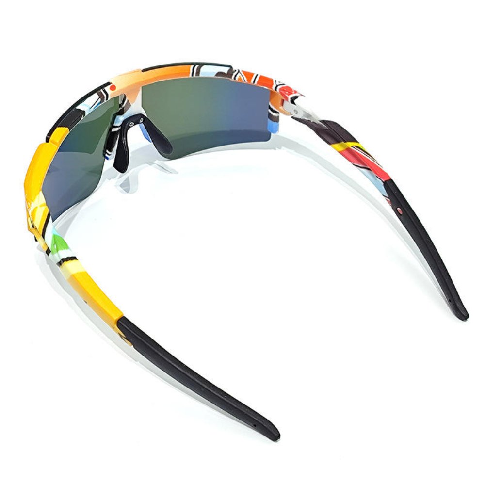 Cycling glasses Colored Lens Semi-Rimless Sunglasses / Cycling Goggles #9561