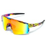 Cycling glasses Colored Lens Semi-Rimless Sunglasses / Cycling Goggles #9561