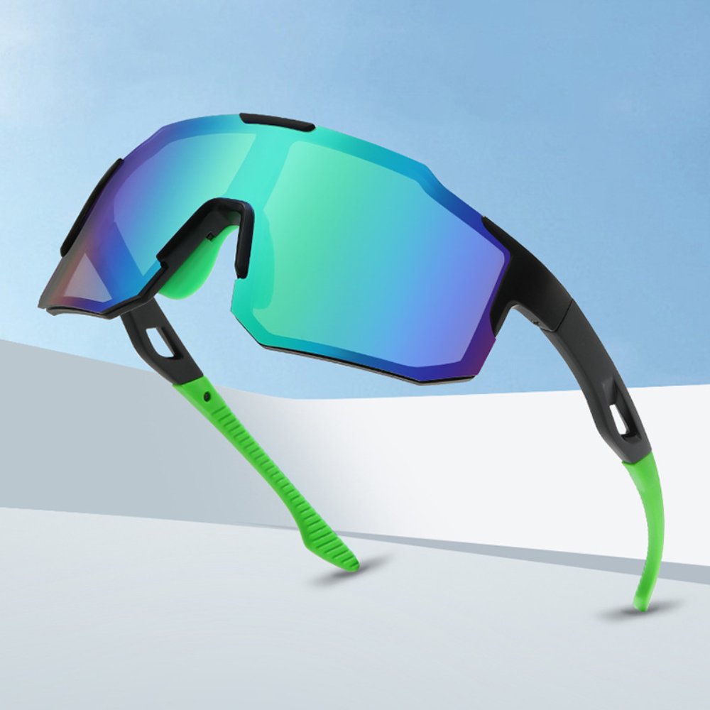 Cycling glasses Outdoor Cycling Sunglasses: One-Piece Windproof Shades #3250