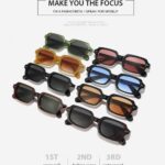 Sunglasses Retro Small Square-Frame Sunglasses — UV Protection #6234