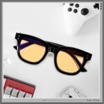 Blue light blocking glasses Model 3200 Oversized Blue Light Blocking Computer Glasses, UV Protection Gaming Eyeglasses for Men and Women