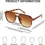 Sunglasses Retro Square Aviator Sunglasses #97113