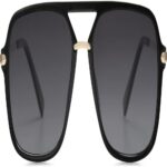 Sunglasses Square Sunglasses, Retro, Polarized Lenses #3583