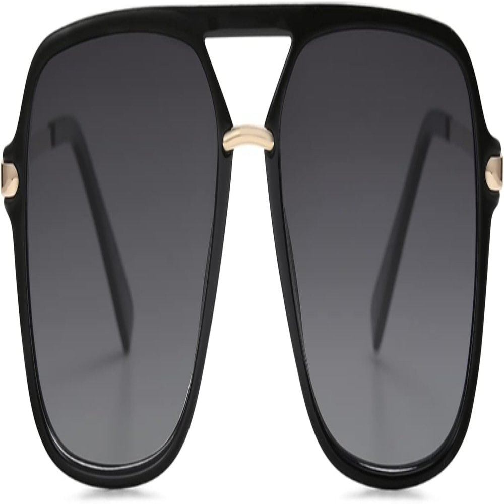 Sunglasses Square Sunglasses, Retro, Polarized Lenses #3583