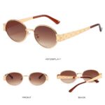 Sunglasses Minimalist Oval Sunglasses #3834