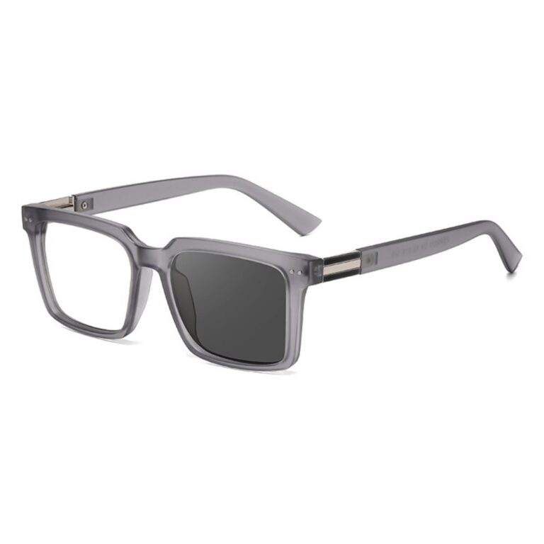Optical Frames 95020 New Arrival: European & American Style Square-Frame Photochromic Optical Glasses — Women's Artistic, Outdoor, and Street-Style Sunglasses