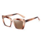 Optical Frames Model 95022 Anti-Blue Light Photochromic Sunglasses — Cat-Eye Style (2025 New Arrival) | Western-Inspired Fashion | Non-Prescription Optical Frame | Women's Style | Instagram-Inspired | Cross-Border Exclusive